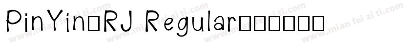 PinYin-RJ Regular字体转换